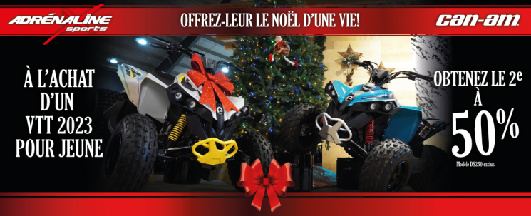 Promo VTT Can-Am enfants